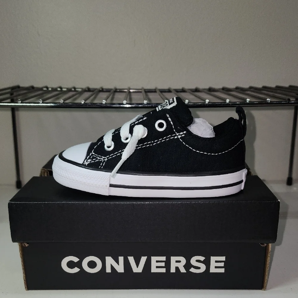 Converse Kids Black and White Sneakers